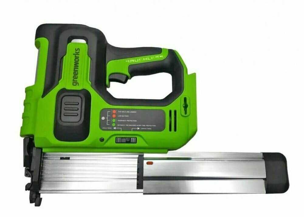 Гвоздезабивной пистолет Greenworks GD24BN 24В без АКБ и ЗУ фотография 8