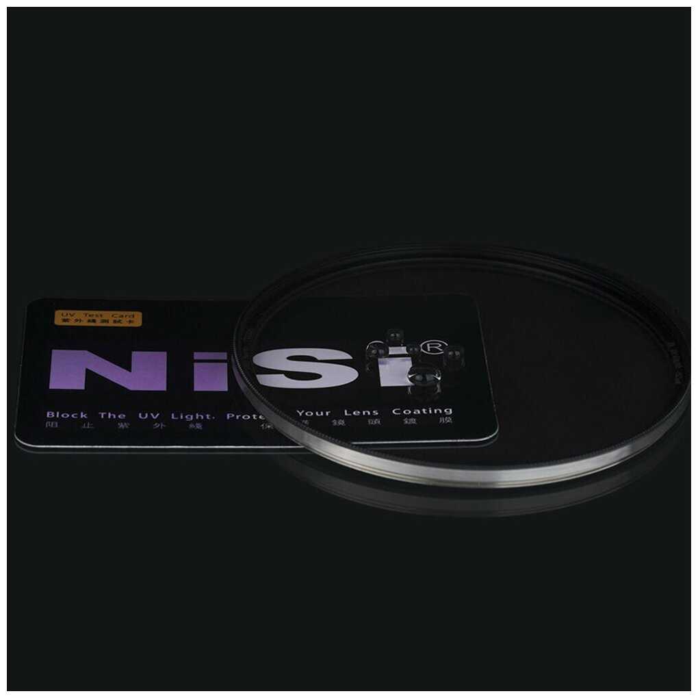 Светофильтр Nisi Ti UV Cut-395 67mm УФ, из титанового сплава фотография 3