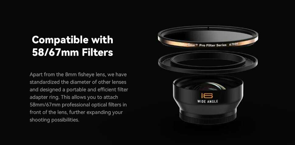 Объектив Fotorgear Pro II 16mm Wide Angle фотография 7
