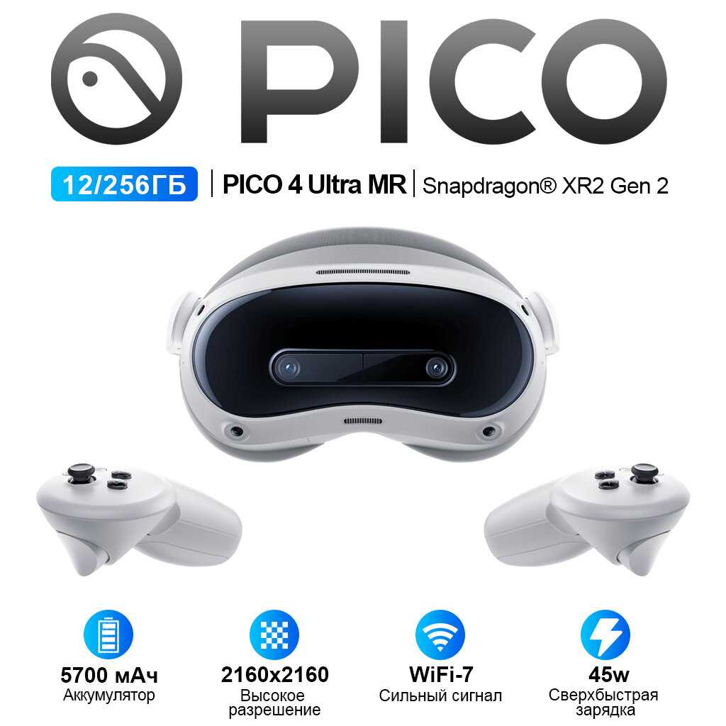 Очки виртуальной реальности PICO PICO 4 Ultra (12/256ГБ)