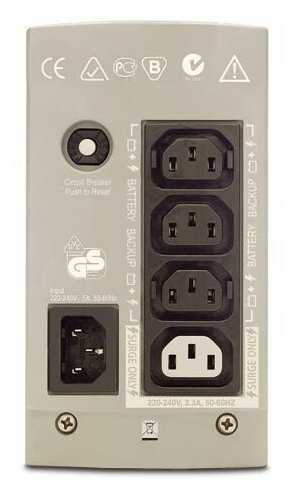 Резервный ИБП APC by Schneider Electric Back-UPS BK500-RS фотография 3