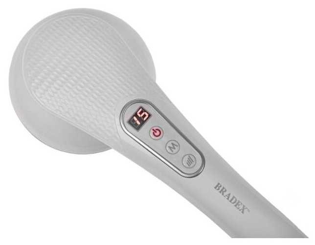 Массажер для тела электрический беспроводной ручной Bradex с функцией Тай Чи и Шиацу массажа 5 режимов фотография 4