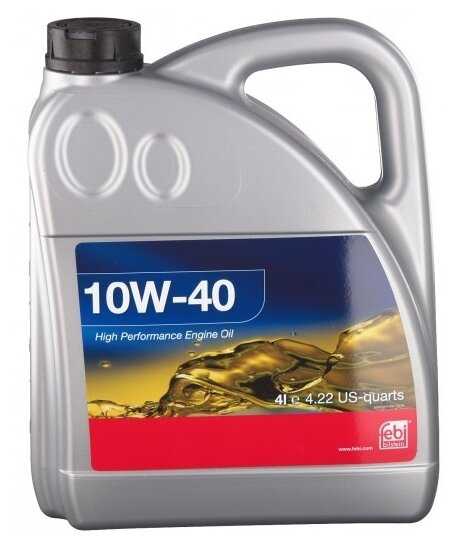 Синтетическое моторное масло Febi High Performanse 10W-40 фотография 3