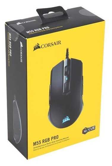 Игровая мышь Corsair Gaming Ambidextrous M55 RGB PRO USB фотография 7