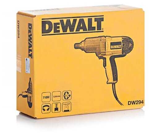 Сетевой гайковерт DeWALT DW294 фотография 8