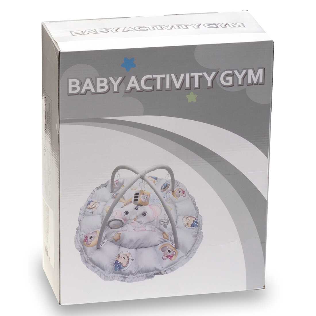 Мягкий развивающий коврик для новорожденного Activity Cozy Gym (CC8080) фотография 4