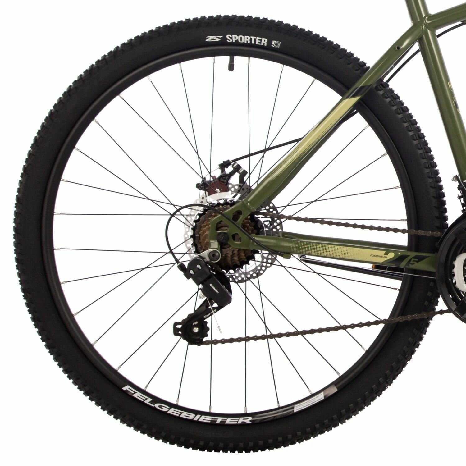 Подростковый горный (MTB) велосипед Foxx Caiman 24 (24SHD. CAIMAN.12RD4) фотография 3