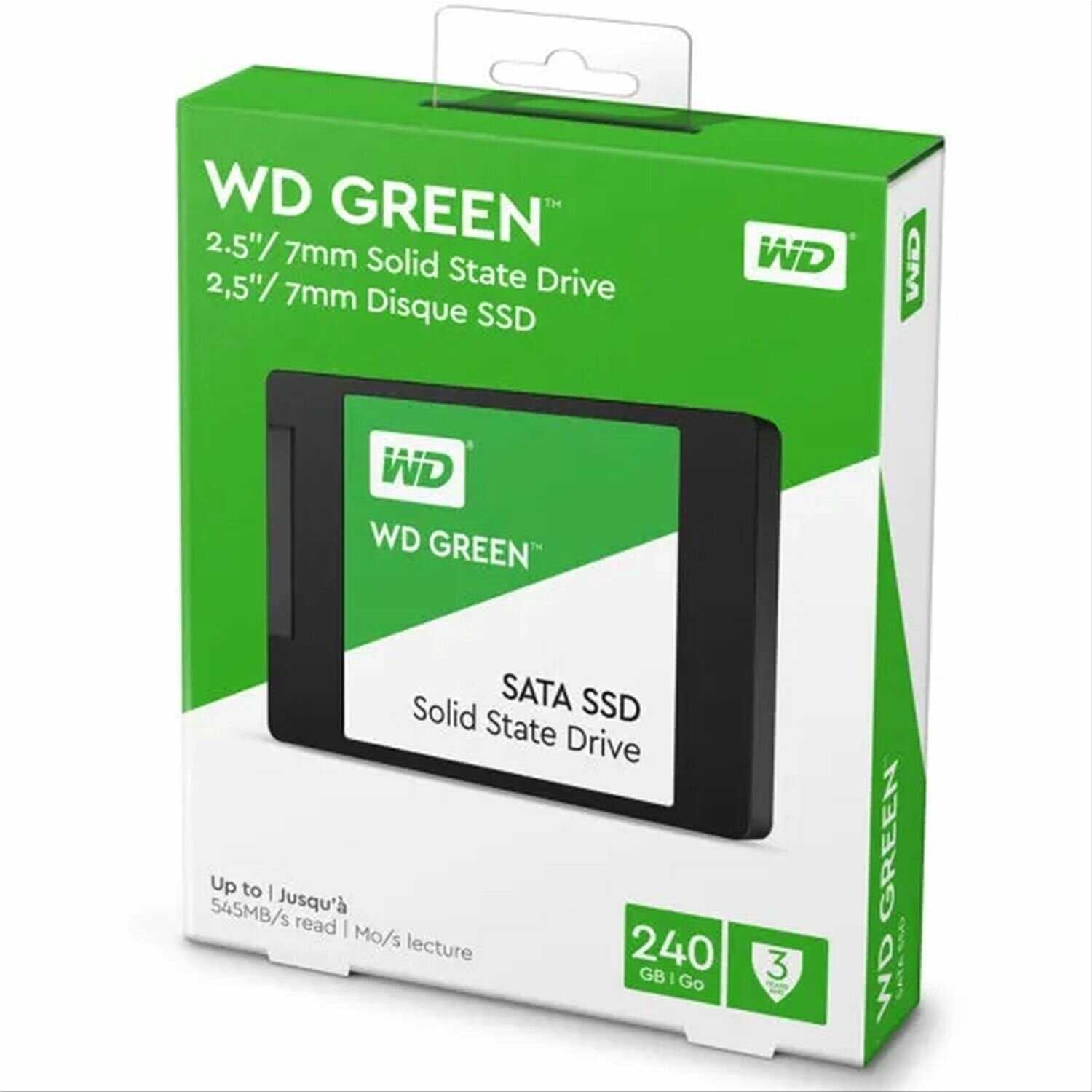 Твердотельный накопитель Western Digital WD Green (WDS240G3G0A) фотография 8