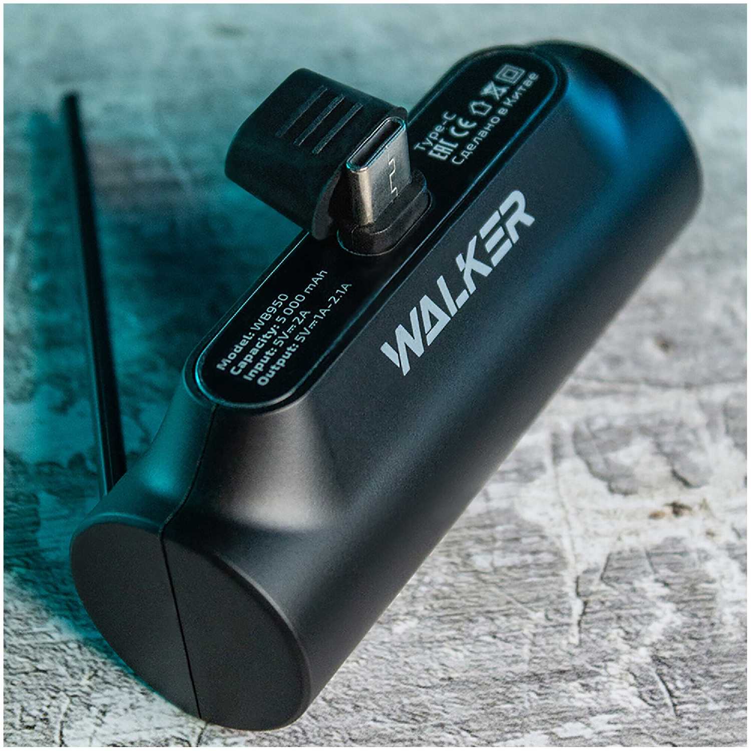 Внешний аккумулятор WALKER WB-950 mini (WB-950) фотография 14