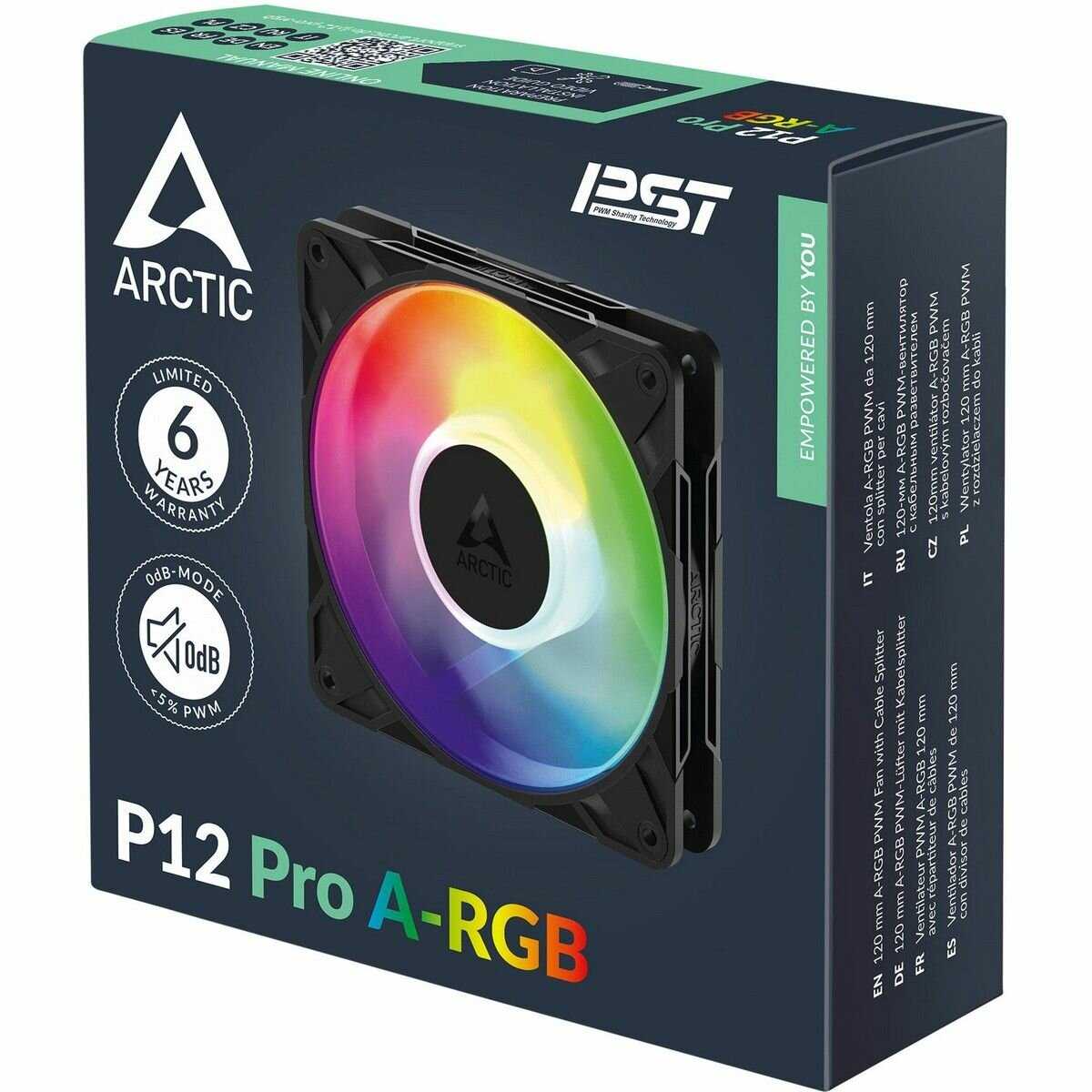 Вентилятор для корпуса Arctic P12 Pro A-RGB [ACFAN00309A] фотография 6