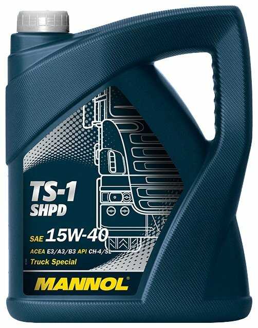 Минеральное моторное масло Mannol TS-1 SHPD 15W-40