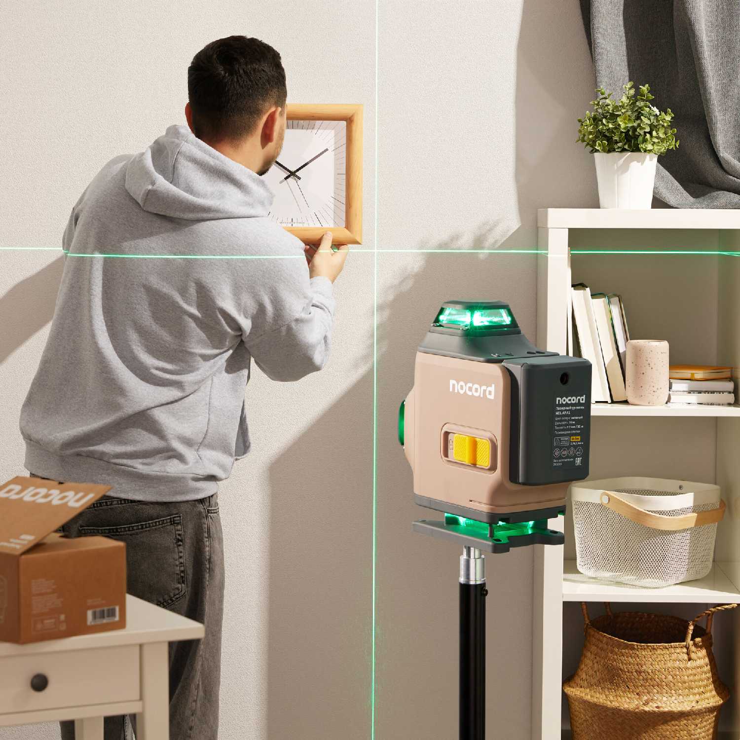 Уровень лазерный Nocord 4х360 (NСL.4P.B1) фотография 5
