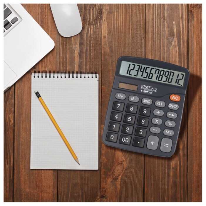 Калькулятор бухгалтерский STAFF PLUS DC-111 фотография 10