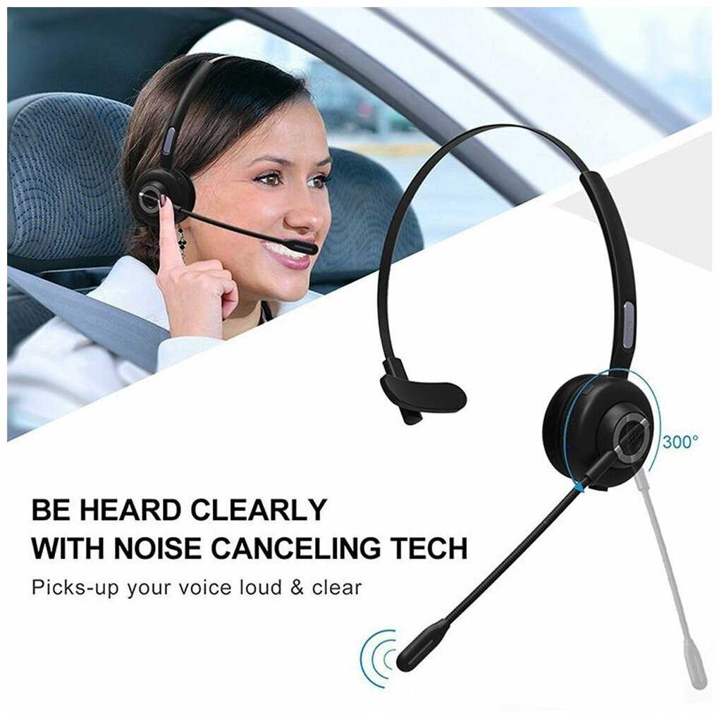 Гарнитура оператора колл-центра M97 Business Bluetooth 5.0 фотография 5