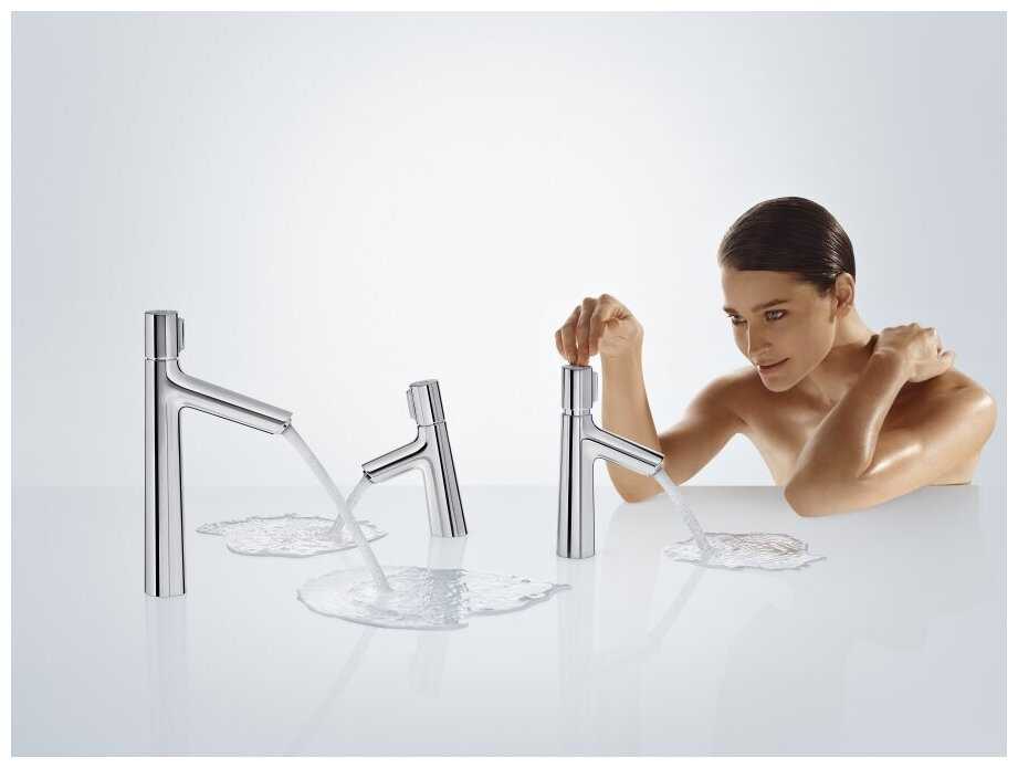 Смеситель для раковины (умывальника) hansgrohe Talis Select S 72045000, нажимной фотография 16