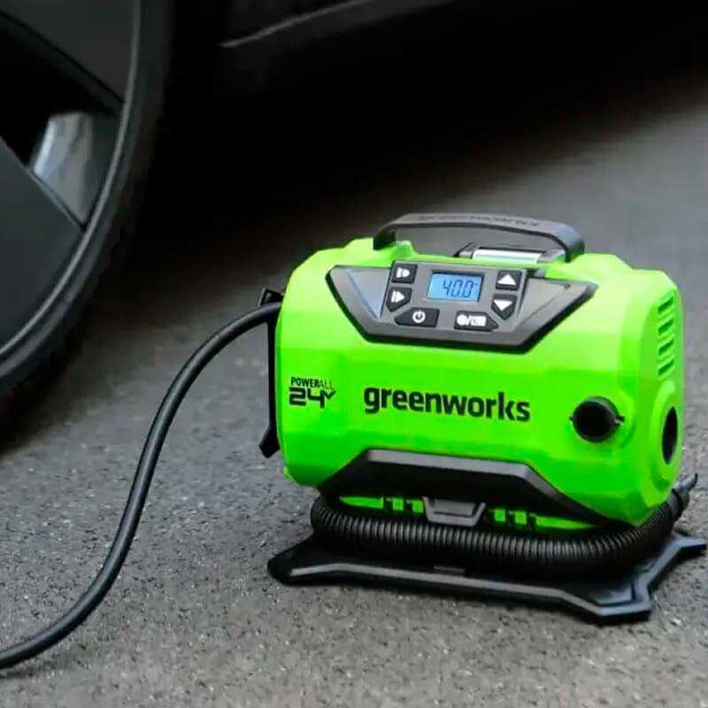 Компрессор автомобильный Greenworks ACG301 (24V/12V)