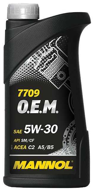 Синтетическое моторное масло Mannol 7709 O.E.M. for Toyota Lexus 5W-30