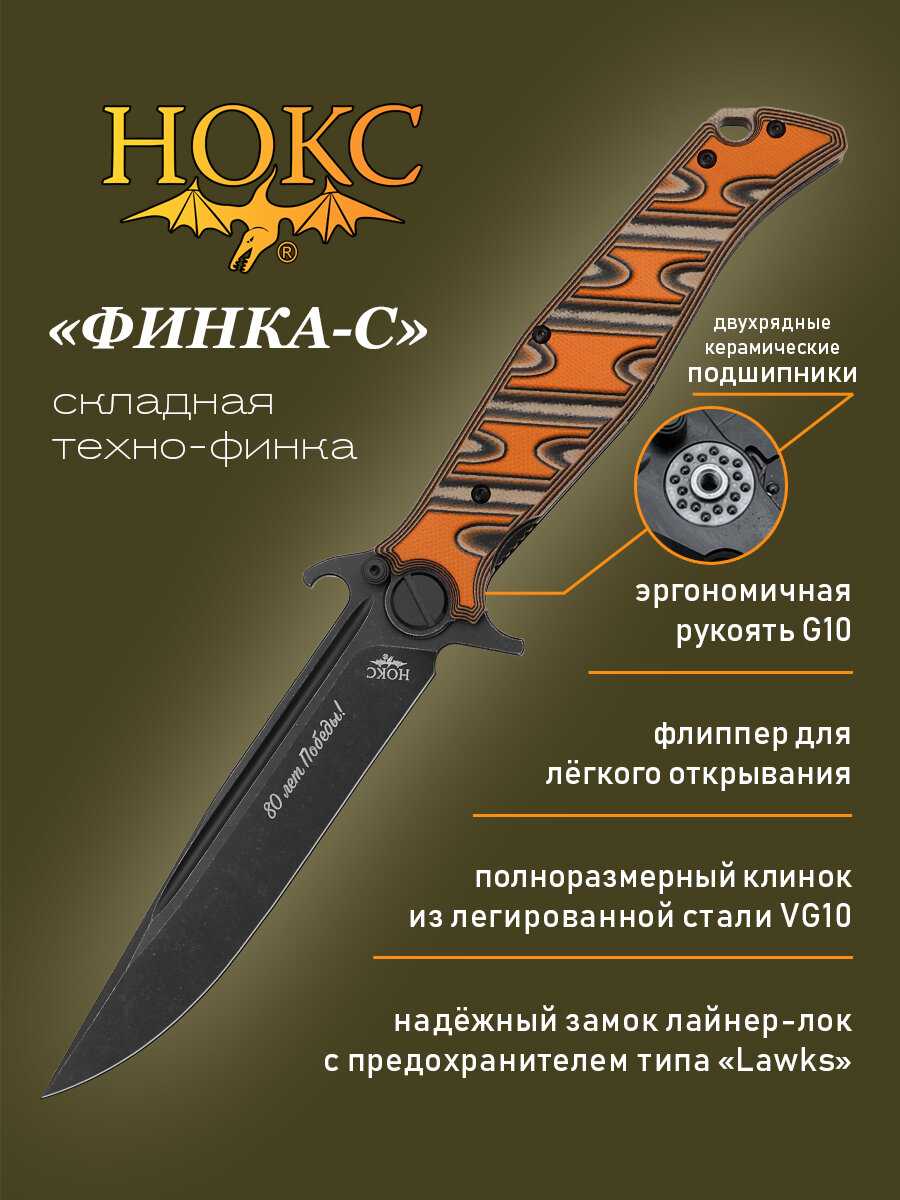 Нож складной универсальный Нокс 342-538496 фотография 1