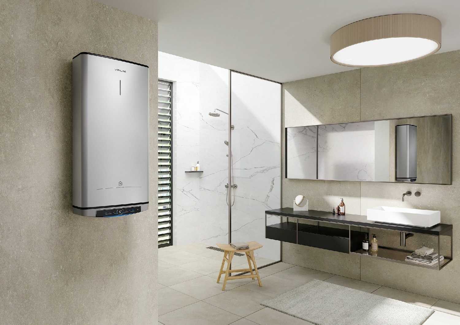 Накопительный водонагреватель электрический Ariston VELIS LUX ABSE DRY WIFI 50 фотография 1