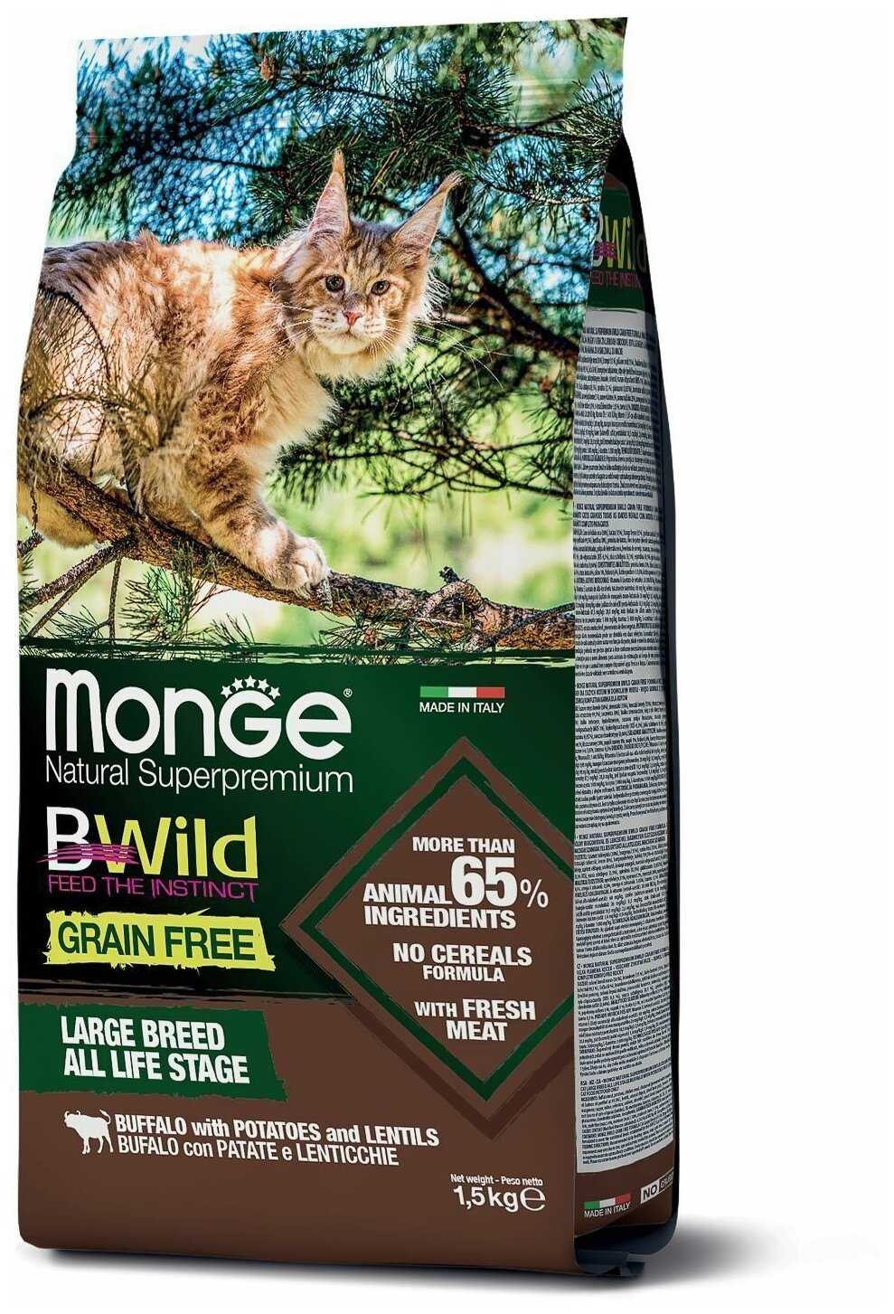 Корм для кошек Monge BWILD Feed the Instinct фотография 13