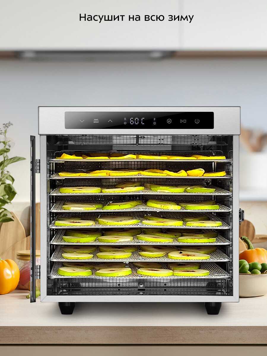 Сушилка для овощей и фруктов Kitfort KT-1987 [УФ-лампа] фотография 1