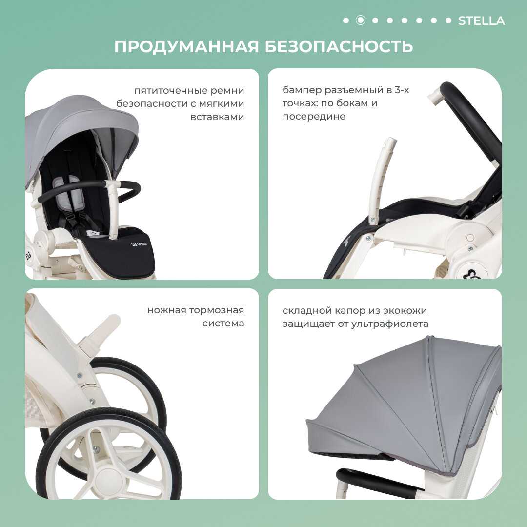 Детская прогулочная коляска Farfello Stella фотография 2