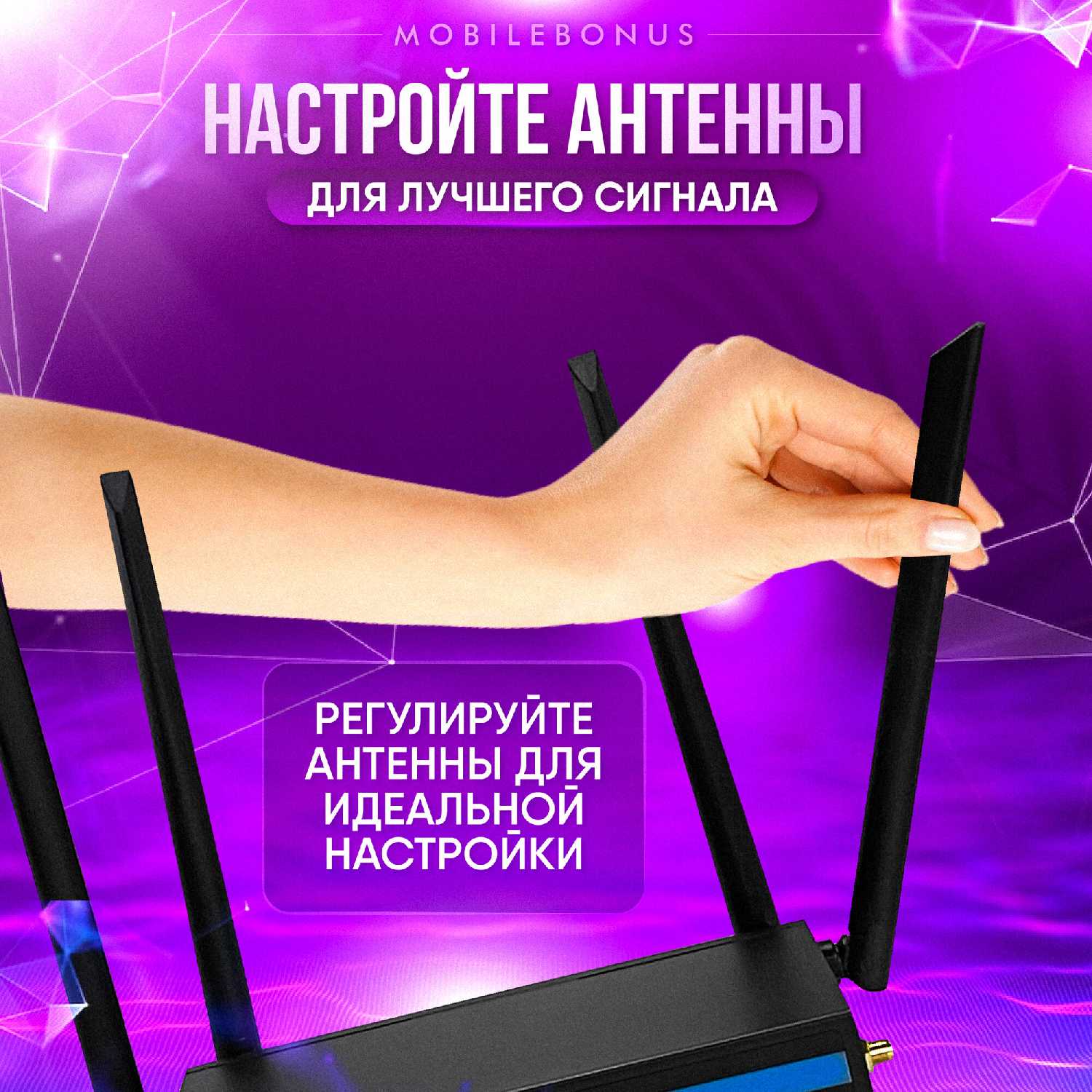 Роутер WiFi с сим картой 5G 4G LTE с внешними антеннами фотография 4