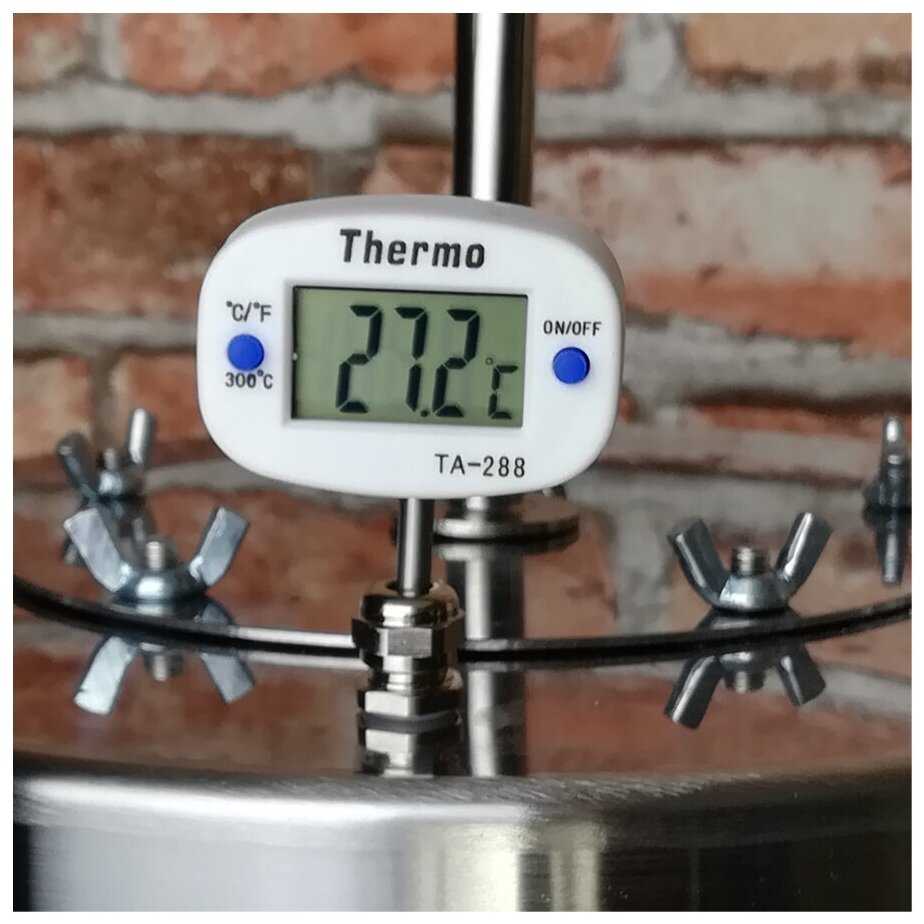 Термометр электронный белый ТА 288 (4 см) фотография 2