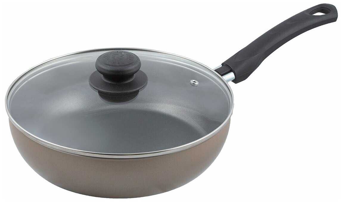 Сотейник Sandy, диаметр 24 см со стеклянной крышкой фотография 3