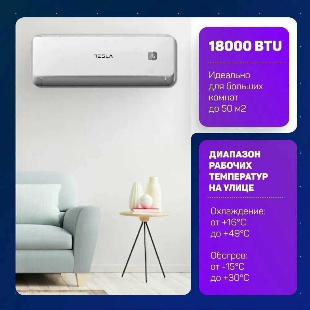 Настенная сплит-система Tesla Invertor TA53FFUL-1832IA фотография 1