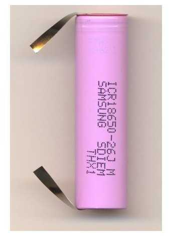Аккумулятор Samsung ICR18650-26JM фотография 1