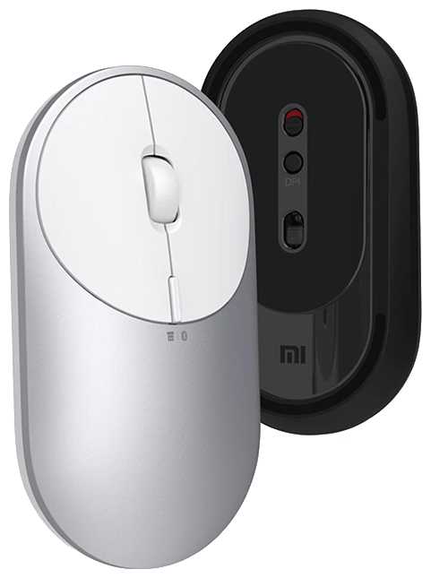 Беспроводная мышь Xiaomi Portable 2 Gray (BXSBMW02) фотография 1