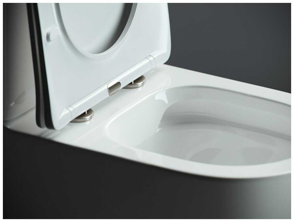 Чаша унитаза напольная Ceramica Nova MIA с сиденьем микролифт CN1801-B фотография 4