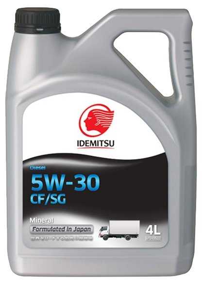 Синтетическое моторное масло IDEMITSU Diesel 5W-30 CF/SG фотография 1
