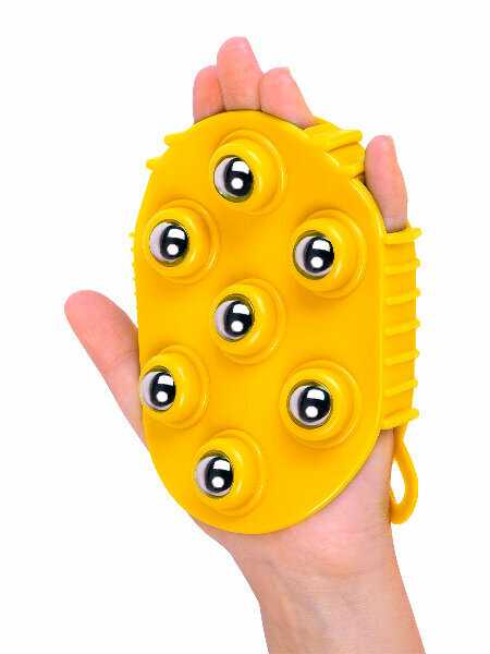 Массажер Массажер варежка c металлическими шариками фотография 18
