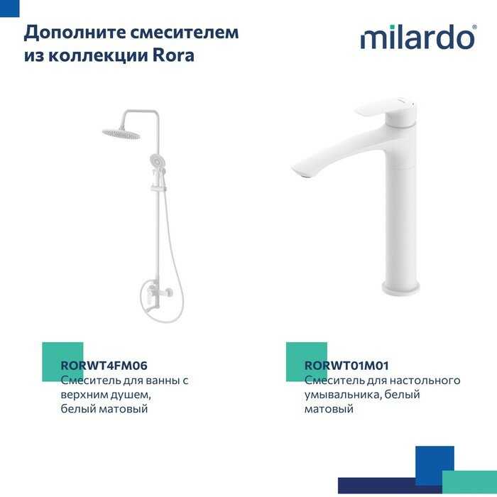 Встраиваемый смеситель Milardo Rora (RORSBR0M08) фотография 11