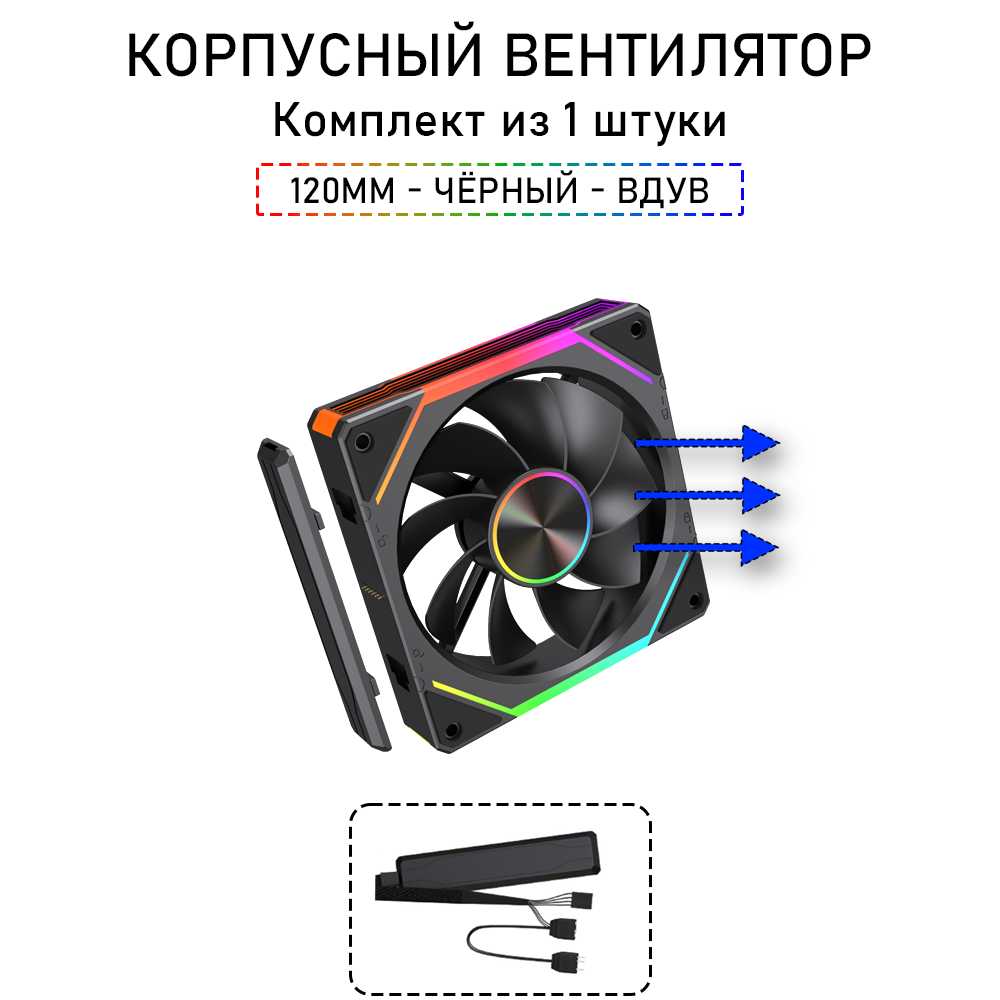 Модульный вентилятор 5RS Inline (120мм) фотография 18