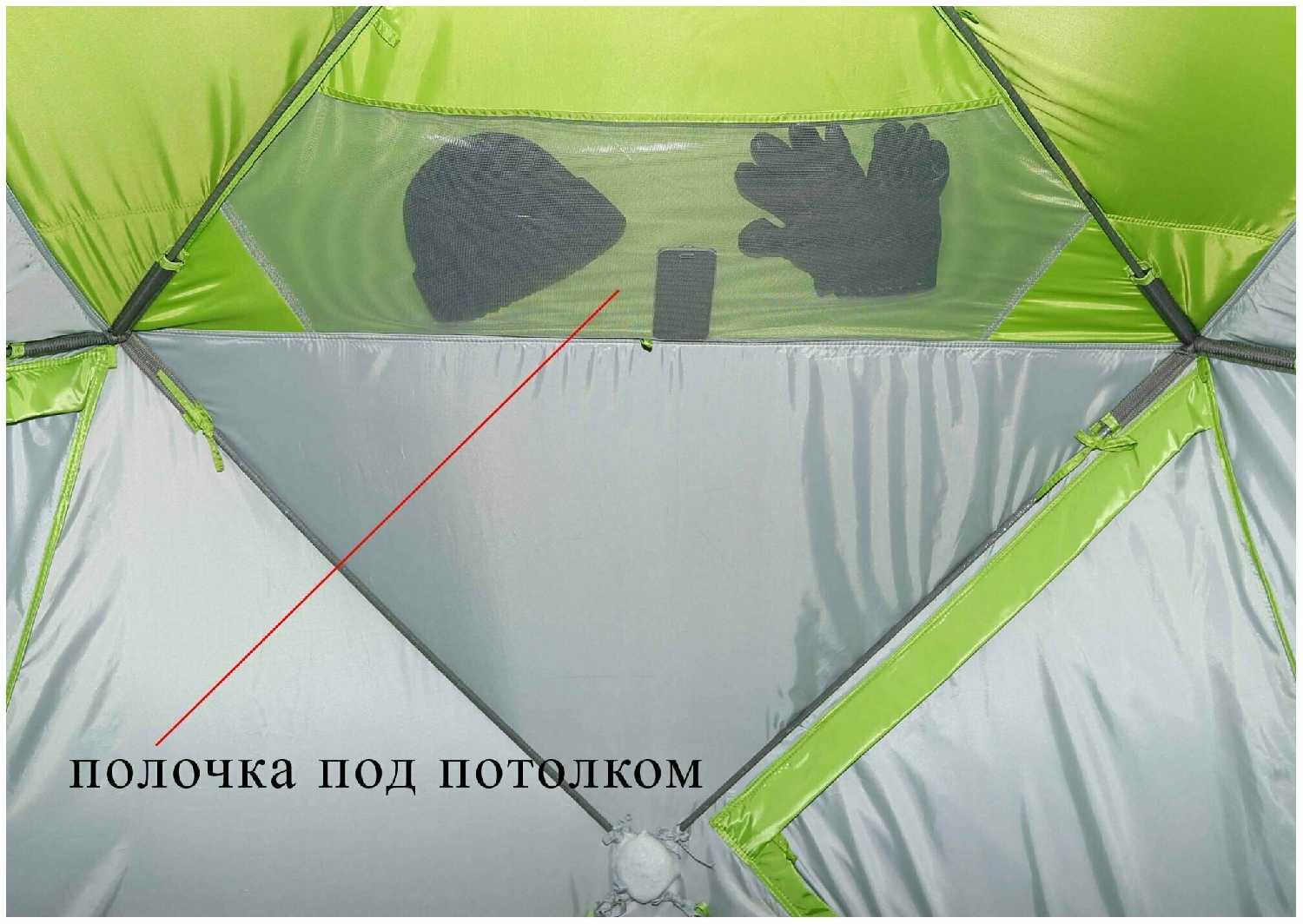 Палатка туристическая ЛОТОС Куб 3 Компакт Термо фотография 17