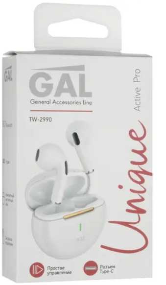 Bluetooth наушники GAL TW-2990 (V5) фотография 10