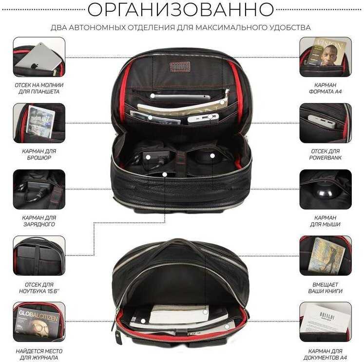 Мужской рюкзак BRIALDI Daily (relief) фотография 4