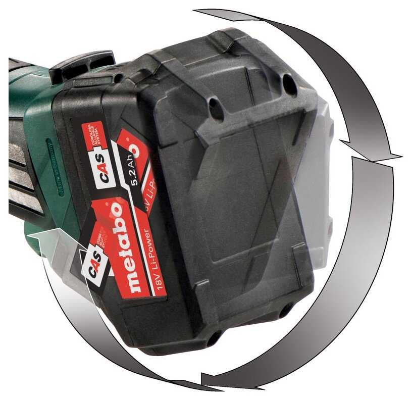 Аккумуляторная УШМ Metabo W 18 LTX 125 Quick (602174850) фотография 7