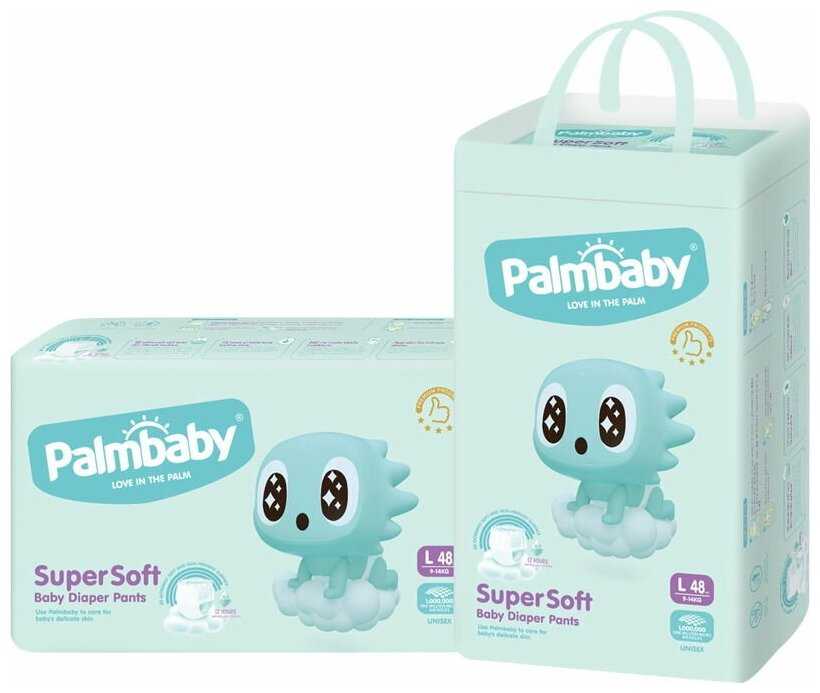 Palmbaby трусики Super Soft Premium L (9-14 кг) фотография 3