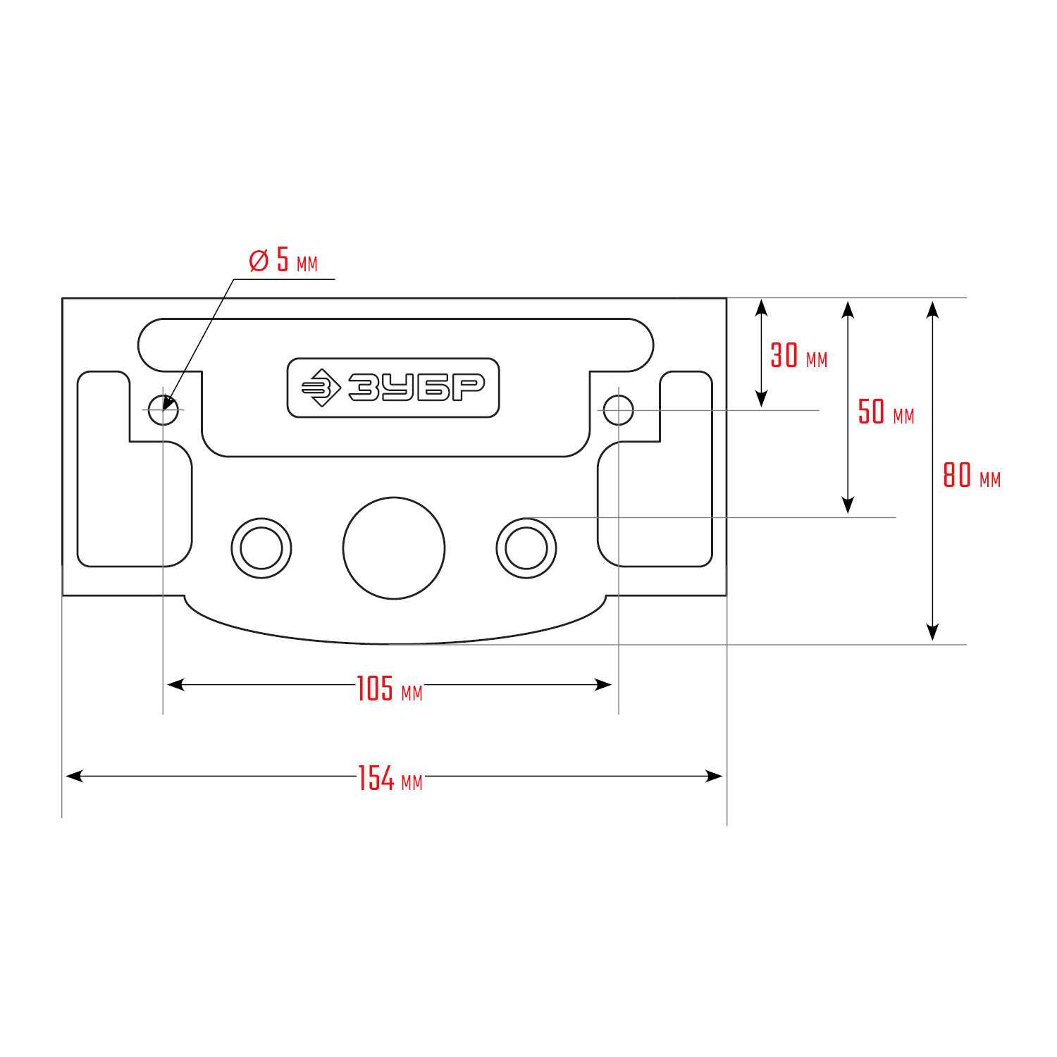 ЗУБР столярные тиски Профессионал (32730) фотография 11