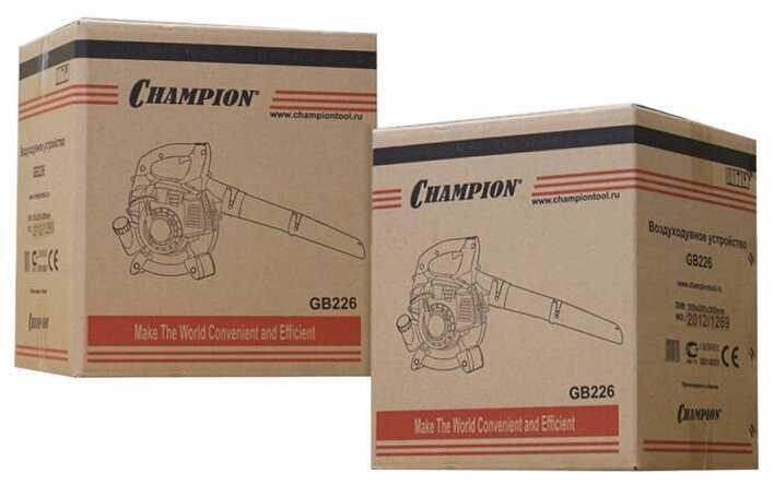 Бензиновая воздуходувка CHAMPION GВ226 фотография 3