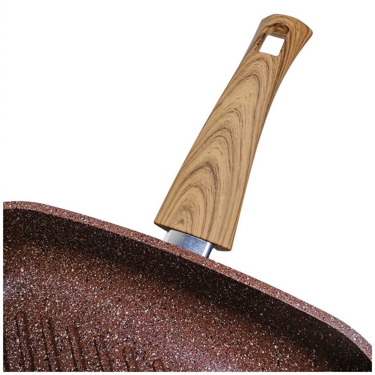 Сковорода-гриль квадратная литая Сила природы 26*26см фотография 12