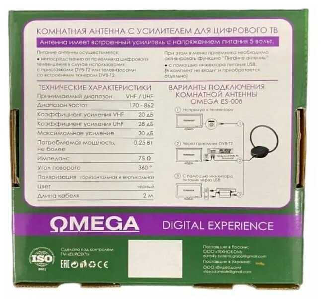 Антенна EuroSky Omega (ES-008) фотография 2