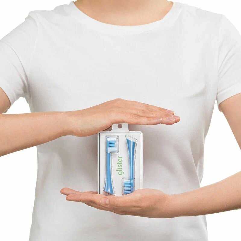 Amway Glister Набор запасных насадок для электрической зубной щетки фотография 1