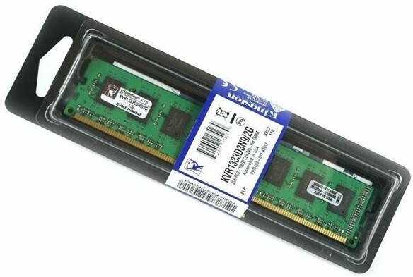 Оперативная память Kingston ValueRAM 2 ГБ DDR3 DIMM CL9 (KVR1333D3N9/2G) фотография 10