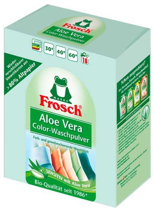 Стиральный порошок Frosch Колор Алое Вера фотография 4