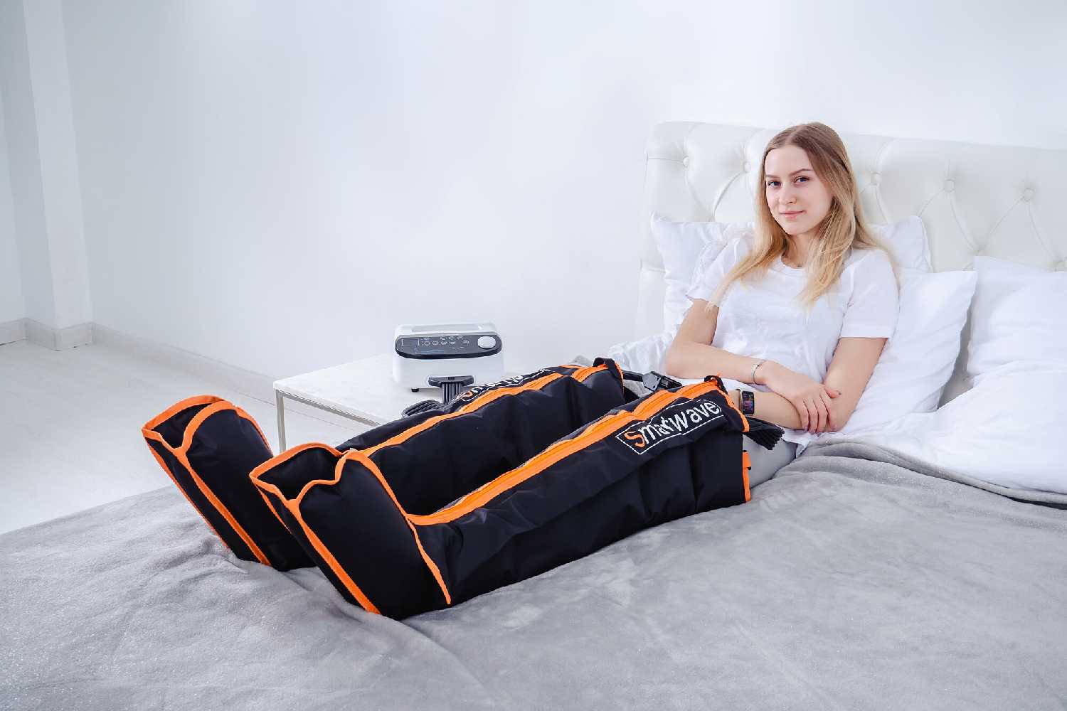Профессиональный компрессионный лимфодренажный массажер Smartwave 600 фотография 32